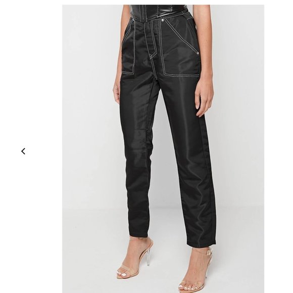 CAPTIVATING HIGH SHINE CONTRAST STITCH JEAN!!! - Picture 4 of 8